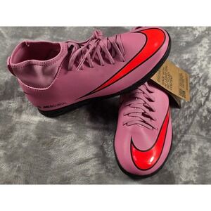 Nike Mercurial Superfly 9 Club IC Youth 2Y Pink Indoor Soccer Shoes NEW